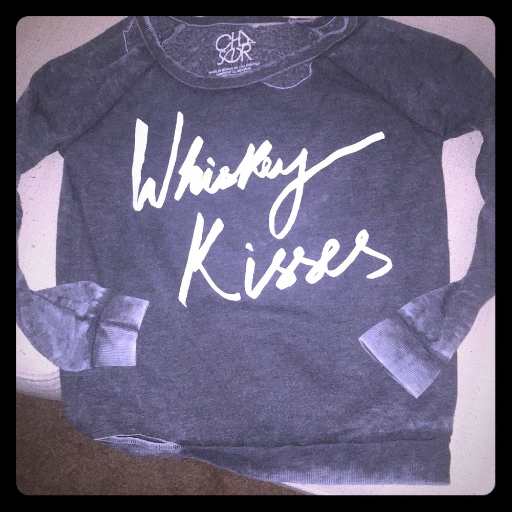 ❤CHOR pre-ripped sweatshirt!